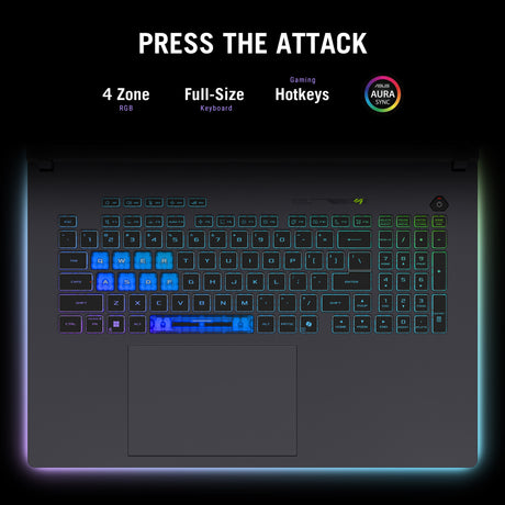 Ordinateur portable de jeu Asus ROG Strix G18 G815LR-S9103W 18 Copilot+ (noir gris | Core Ultra 9 275HX | RTX 5070 Ti | 32 Go | SSD 2 To)