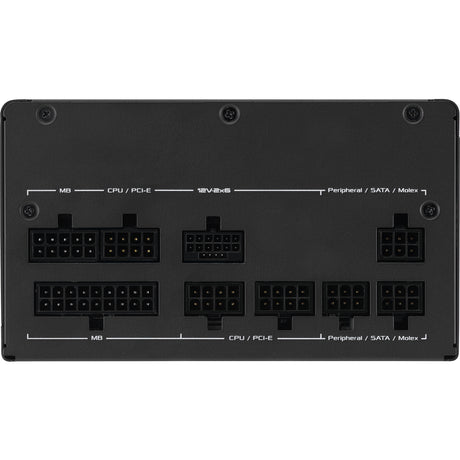 Asus prime gold black edition modulaire 850 watt voeding (zwart, 1x 12v-2x6, 3x pcie)