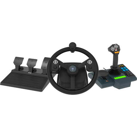 Ensemble de simulateur de système de contrôle de véhicule agricole Hori (noir)
