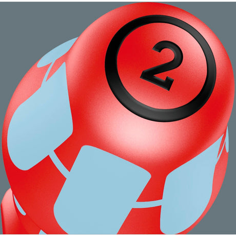 Wera 3165 i 6 jeu de tournevis, acier inoxydable + support (rouge bleu, 6 pièces)