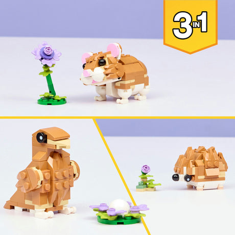 Lego Creator 31376 hamster mignon avec fleur