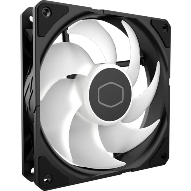 Ventilateur de boîtier Cooler master sickleflow edge 120 argb (noir, 120 x 120 x 25 mm, pwm, avec contrôleur mini LED a1)