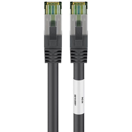 Câble patch Goobay cat.8.1 s ftp (noir, 0,25 mètres)