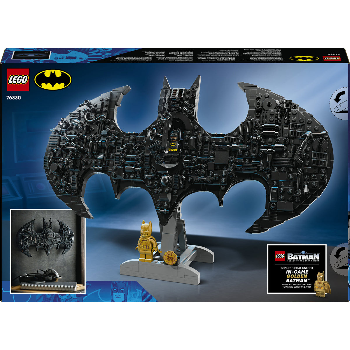 Lego super héros 76330 logo batman