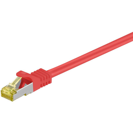Goobay câble patch rj-45 cat 6a s ftp (pimf) avec cat.7 (rouge, 5 mètres, 500 mhz)