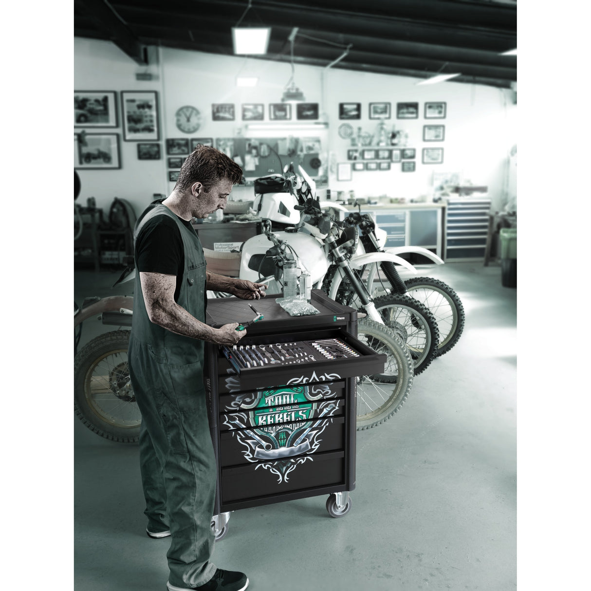 Wera 9700 chariot d'atelier Tool Rebel 1, 94 pièces - 05150130001