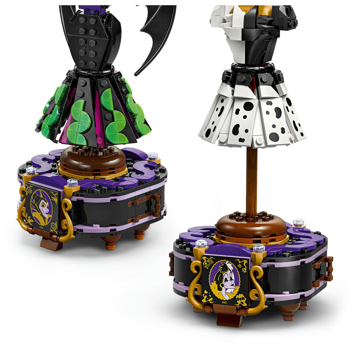 Lego Disney 43262 les robes de Maléfique et Cruella de vil