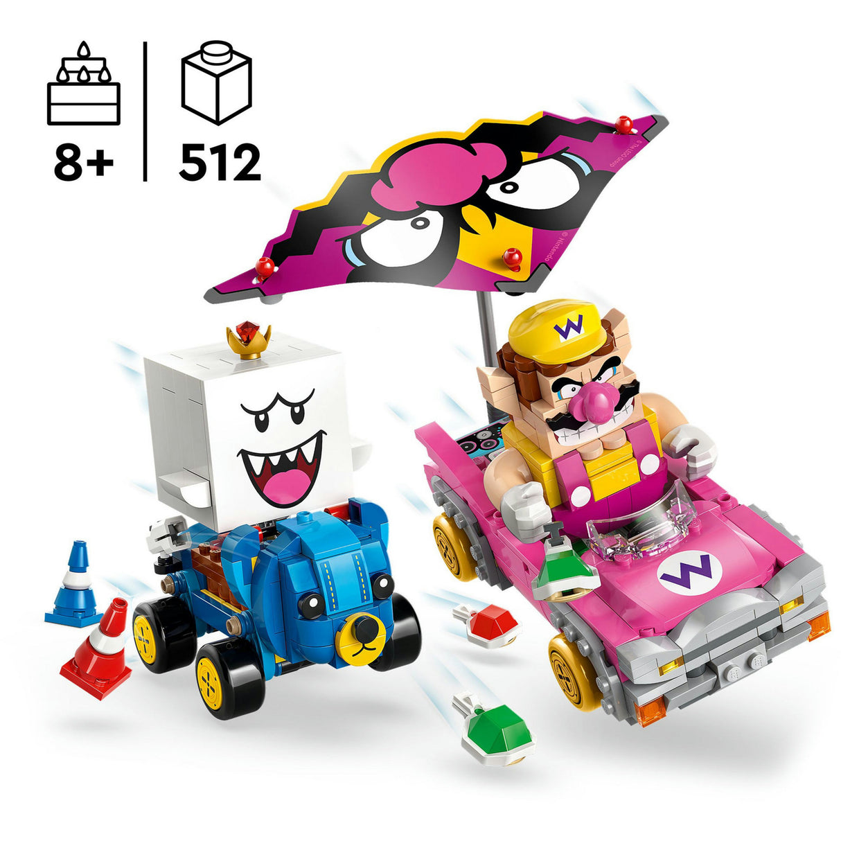 Lego super mario 72038 wario et roi boo