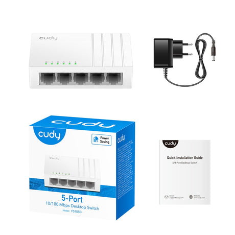 Commutateur non géré Cudy 5 ports 10 100 Mbps