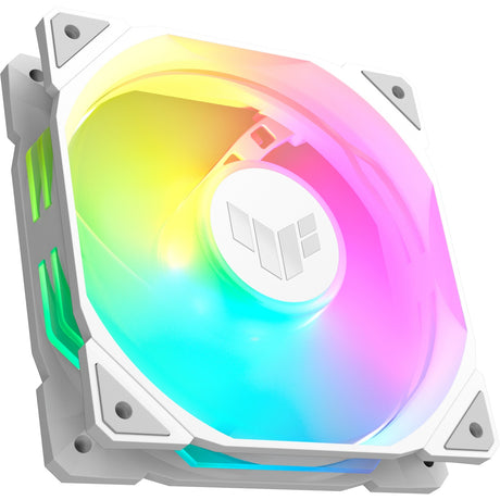 Ventilateurs de boîtier inversé Asus tuf gaming tr120 argb (blanc, 3 pièces, 120 x 120 x 28 mm)