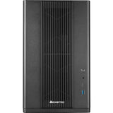 Boîtier mini tour Chieftec bx-mesh (noir | 1x USB-A | 1x USB-C | verre trempé)