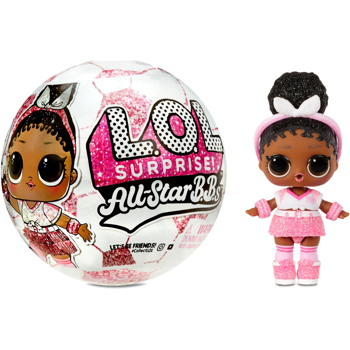 Mga divertissement mdr surprendre! poupée de football all star b.b.s série 3 (produit d'assortiment)