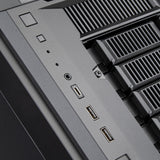 Boîtier mini tour Silverstone CS382 (noir | 2x USB-A | 1x USB-C)