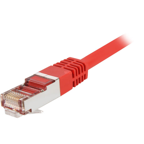 Câble patch Sharkoon rj45 cat.5e s ftp 10m (rouge)
