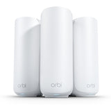 Netgear Orbi 370 Système maillé WiFi, système maillé WiFi 7 double bande, routeur maillé 3 pièces (blanc, 1x routeur Orbi WiFi 7 (RBE371), 2x satellites Orbi WiFi 7 (RBE370))