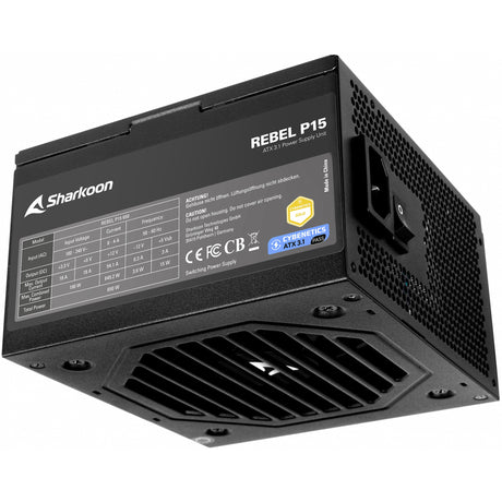 Alimentation Sharkoon rebel p15 650 watts (noir, 1x 12v-2x6, 2x pcie)