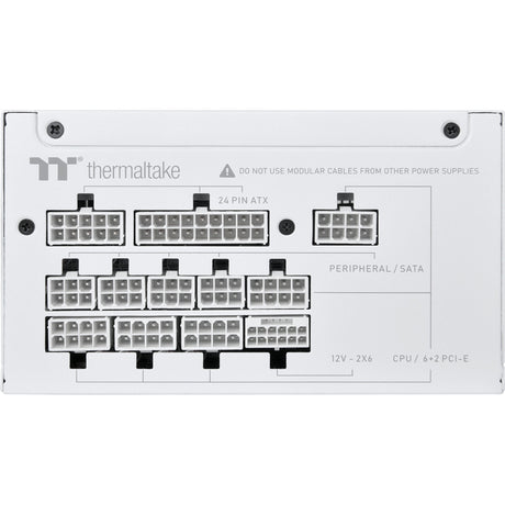 Thermaltake toughpower gt snow modulaire 1000 watt voeding (wit, 5x pcie)