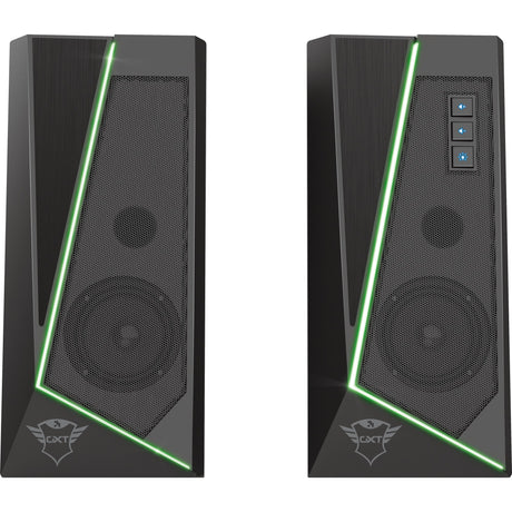 Trust GXT 609 Zoxa ensemble d'enceintes éclairées RVB Enceinte PC (noir, LED RVB)