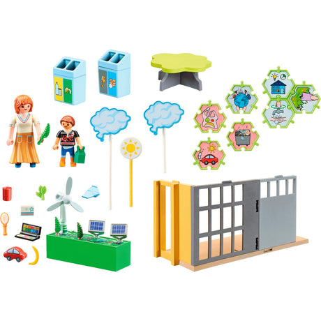 Playmobil city life - jouets de construction pour la science du climat (71331)