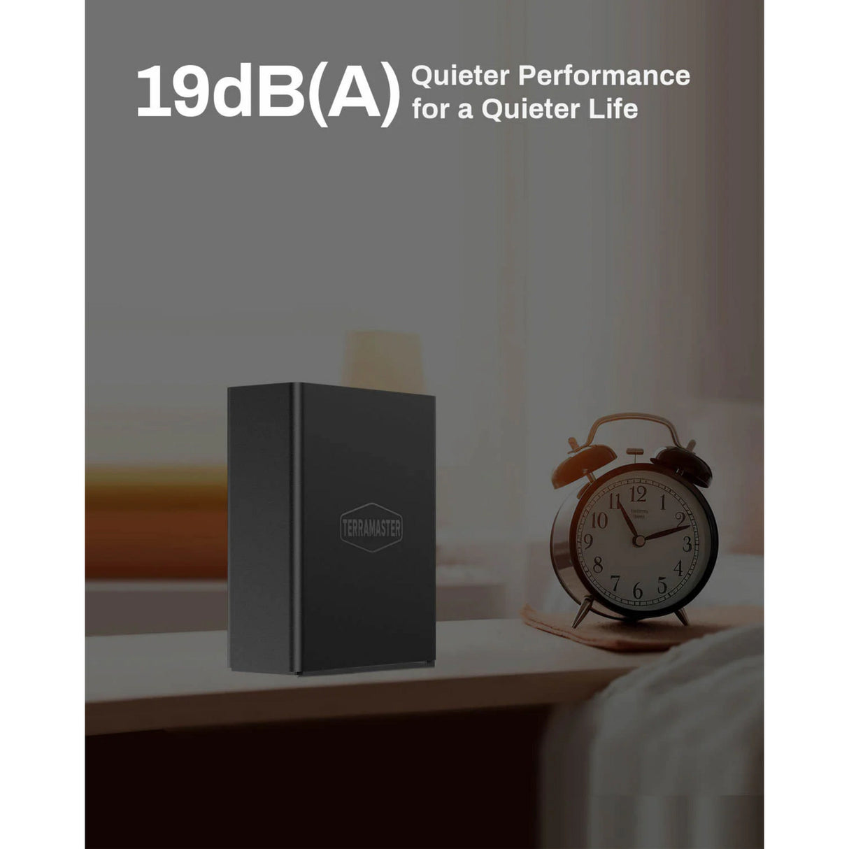 NAS SSD Terramaster f8 (noir, 1x 10GBE, HDMI, USB)