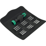 Wera kraftform kompakt vario ra, jeu d'embouts 7 pièces (noir vert)