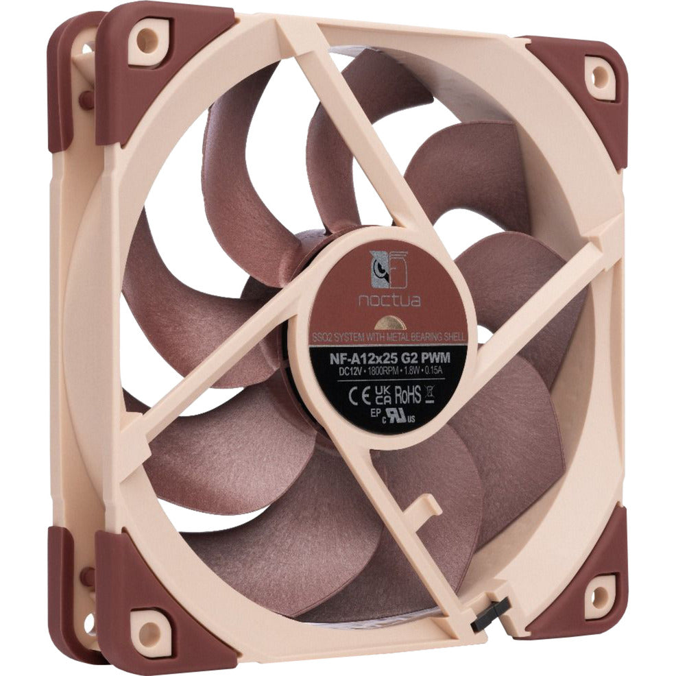 Ventilateur de boîtier Noctua nf-a12x25 g2 pwm (marron, 120 x 120 x 25 mm)