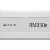 Corsair rm850e (2025) alimentation modulaire blanche 850 watts (blanc, 1x 12v-2x6, 2x pcie)