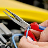 Knipex pince à câblage noire atramentisée avec revêtement plastique 160 mm - 1301160
