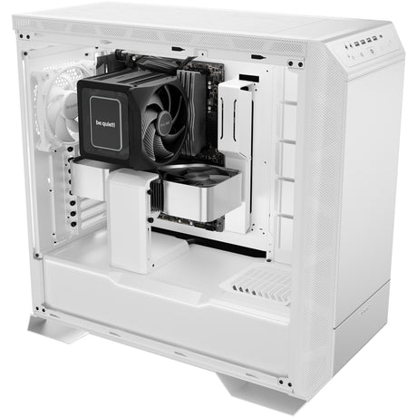 Soyez silencieux! boîtier grande tour dark base pro 901 (blanc | 4x USB-A | 1x USB-C | RVB | verre trempé)