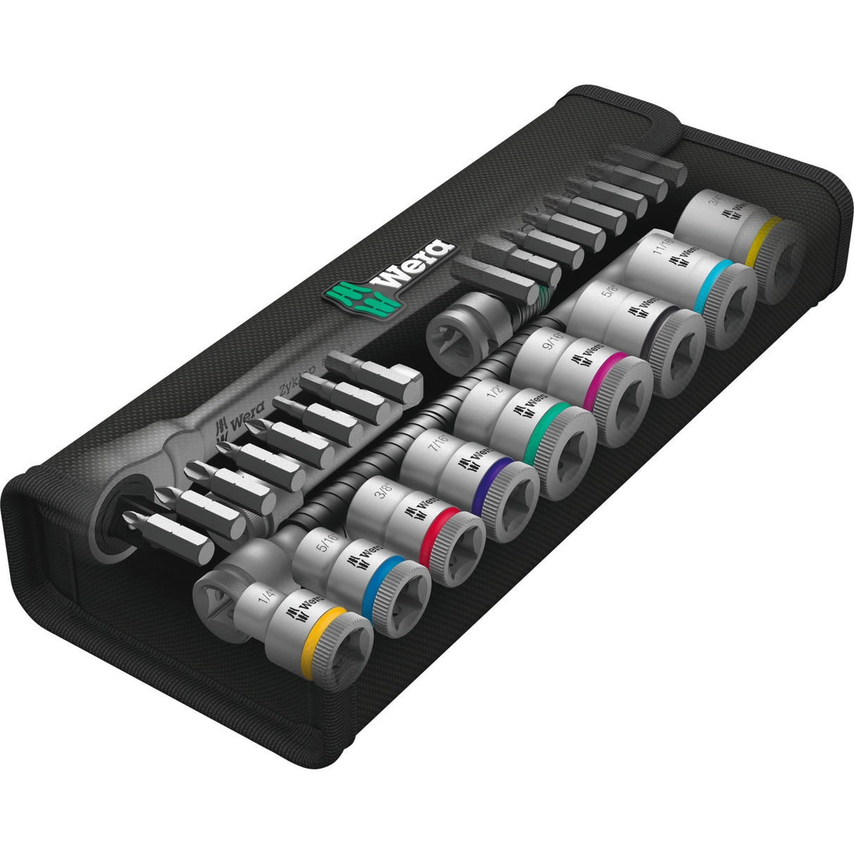 Wera 8100 SB 11 Set Set Metal Ratest Metal Zyklop, 3 8