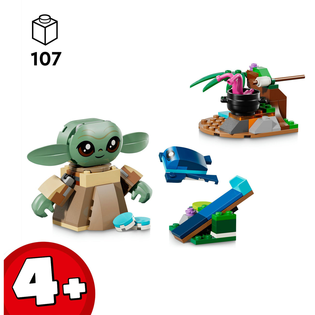 Lego star wars tm 75443 La maison de Grogu | 2 pièces