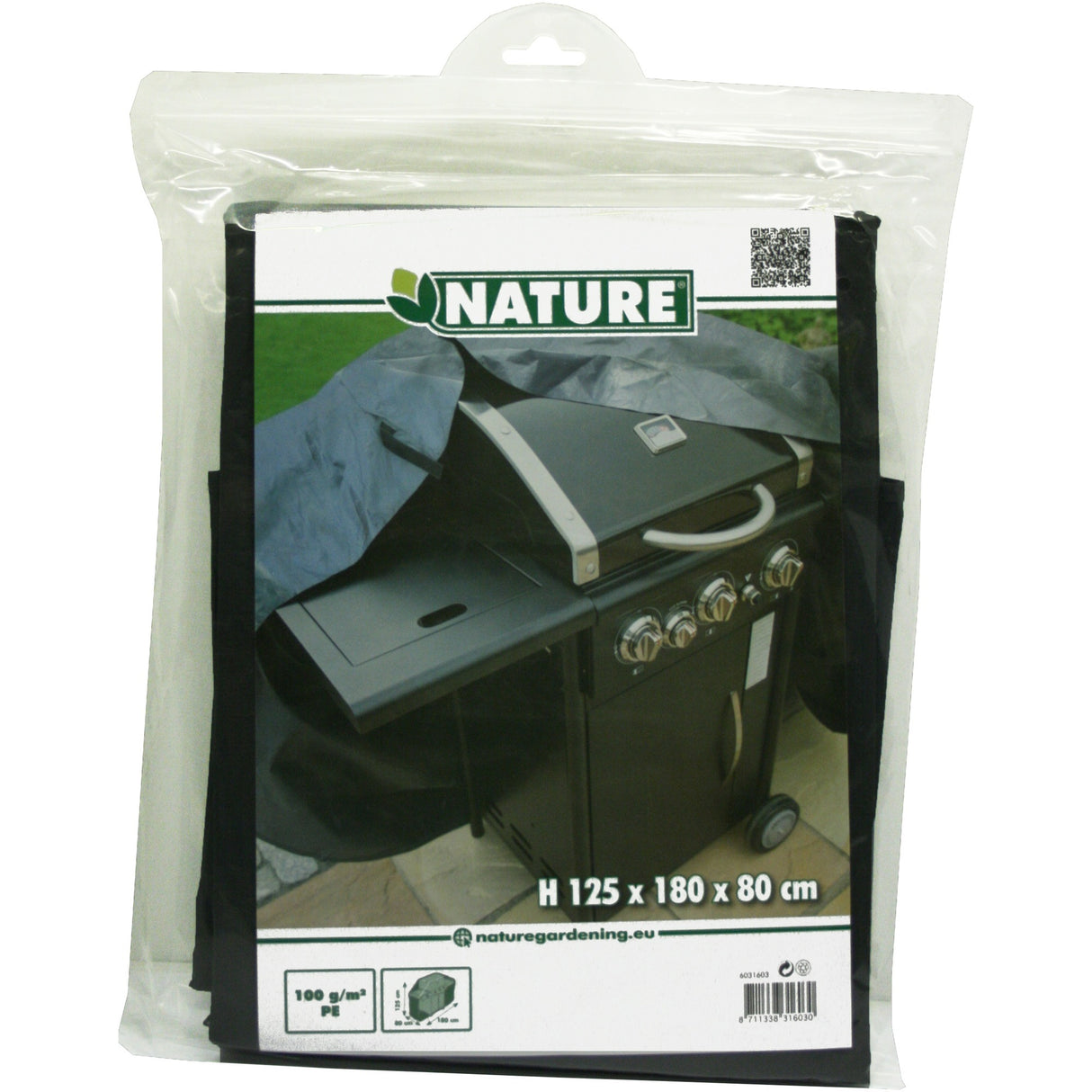 Housse de protection Nature pour housse de barbecue à gaz (gris)