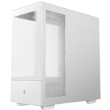 Boîtier tour midi numérique Deepcool ch690 (blanc | 2x USB-A | 1x USB-C | verre trempé)