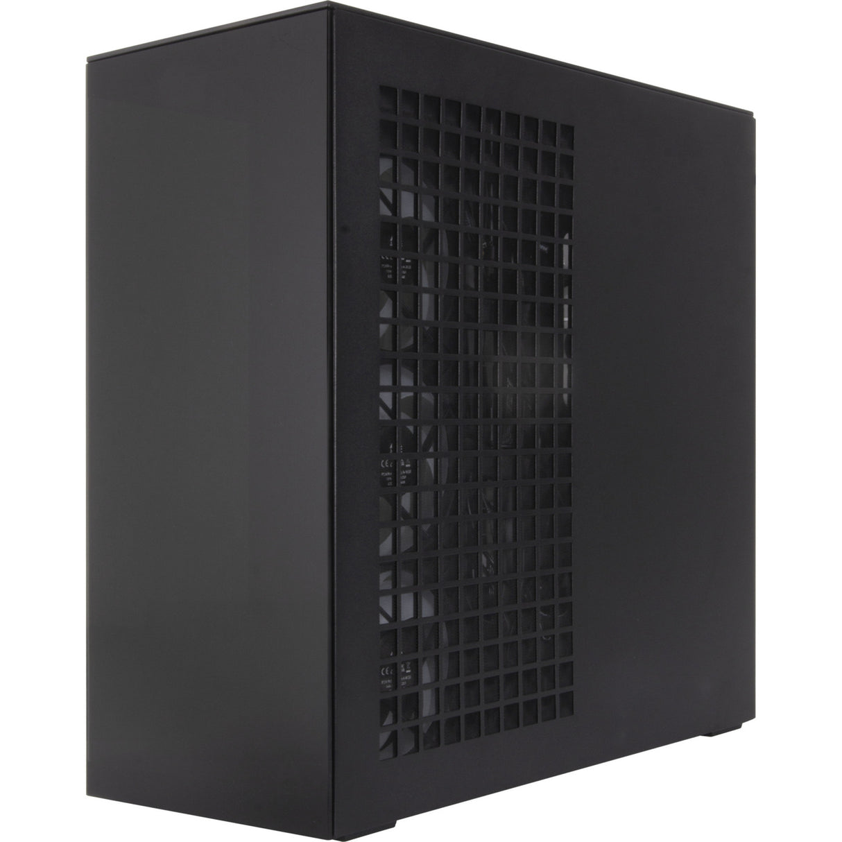 Boîtier tour midi Arctic xtender vg (noir (mat) | 2x USB-A | 1x USB-C | RVB | verre trempé)