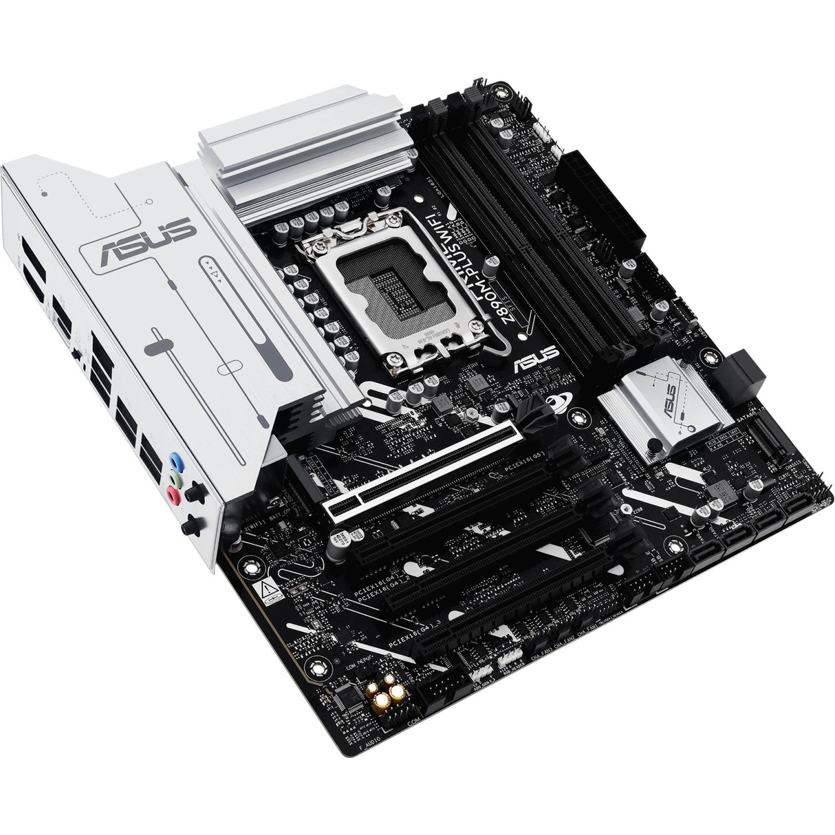 Carte mère Asus Prime Z890M-Plus WiFi Socket 1851 (RAID, 2,5 Go-LAN, WiFi 7, BT, Son, µATX)
