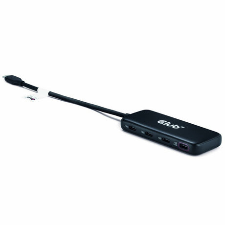 Hub de données Club 3D USB-C 4 ports 10G avec hub USB PD3.0 (noir)