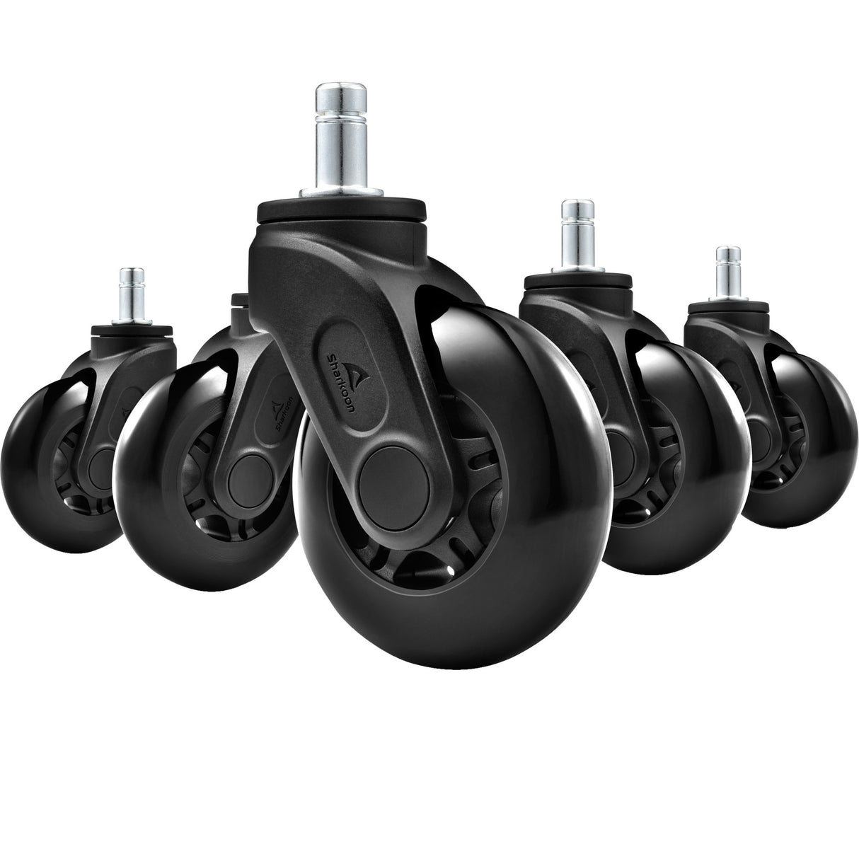 Roues Sharkoon sw10 (noires, 5 pièces)