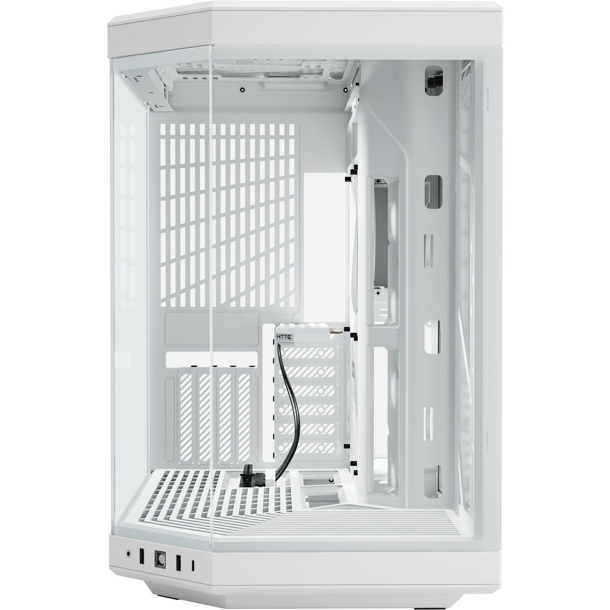 Boîtier tour midi Hyte y70 (blanc | 2x USB-A | 1x USB-C | verre trempé)