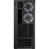 Boîtier tour midi Arctic xtender vg (noir | 2x USB-A | 1x USB-C | RVB | verre trempé)