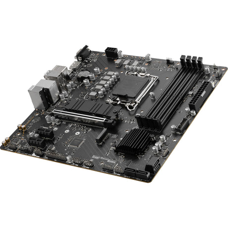 Carte mère MSI Pro B760M-P Socket 1700 (noir, RAID, GB-LAN, Sound, µATX)