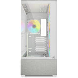 Boîtier tour midi Sharkoon ak7 argb (blanc | 2x USB-A | 1x USB-C | RGB | verre trempé)
