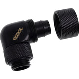 Raccord à compression Alphacool eiszapfen 13 10 mm (noir, rotatif côté filetage)