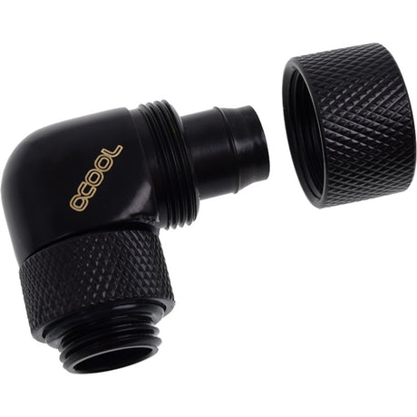 Raccord à compression Alphacool eiszapfen 13 10 mm (noir, rotatif côté filetage)