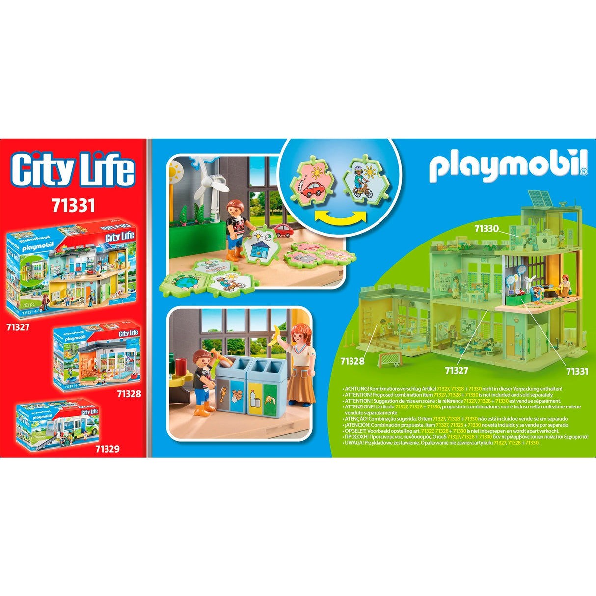 Playmobil city life - jouets de construction pour la science du climat (71331)