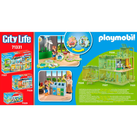 Playmobil city life - jouets de construction pour la science du climat (71331)