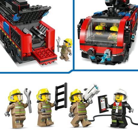 Lego City Fire 60499 Le camion de pompiers de l'aéroport