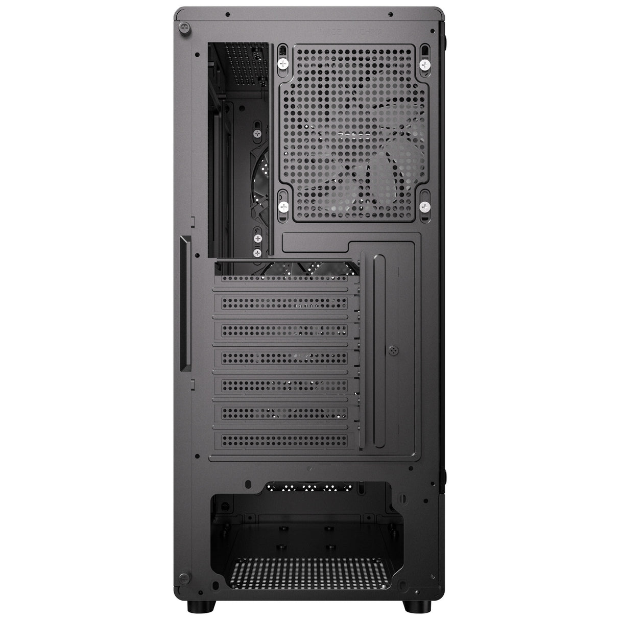 Boîtier tour midi Antec vx320 argb (noir | 3x usb-a | verre trempé)