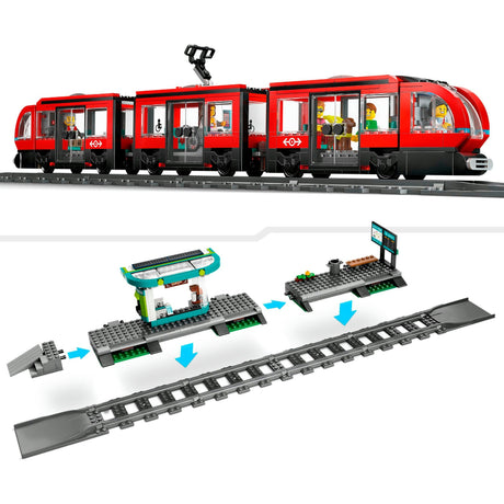 Tramway et gare Lego city city - 60423