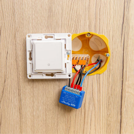 Relais Shelly 1 mini gen4 (bleu, bluetooth 4.2, wi-fi)