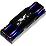 Dissipateur thermique Silverstone TP03-ARGB (noir, adapté au SSD m.2 2280)